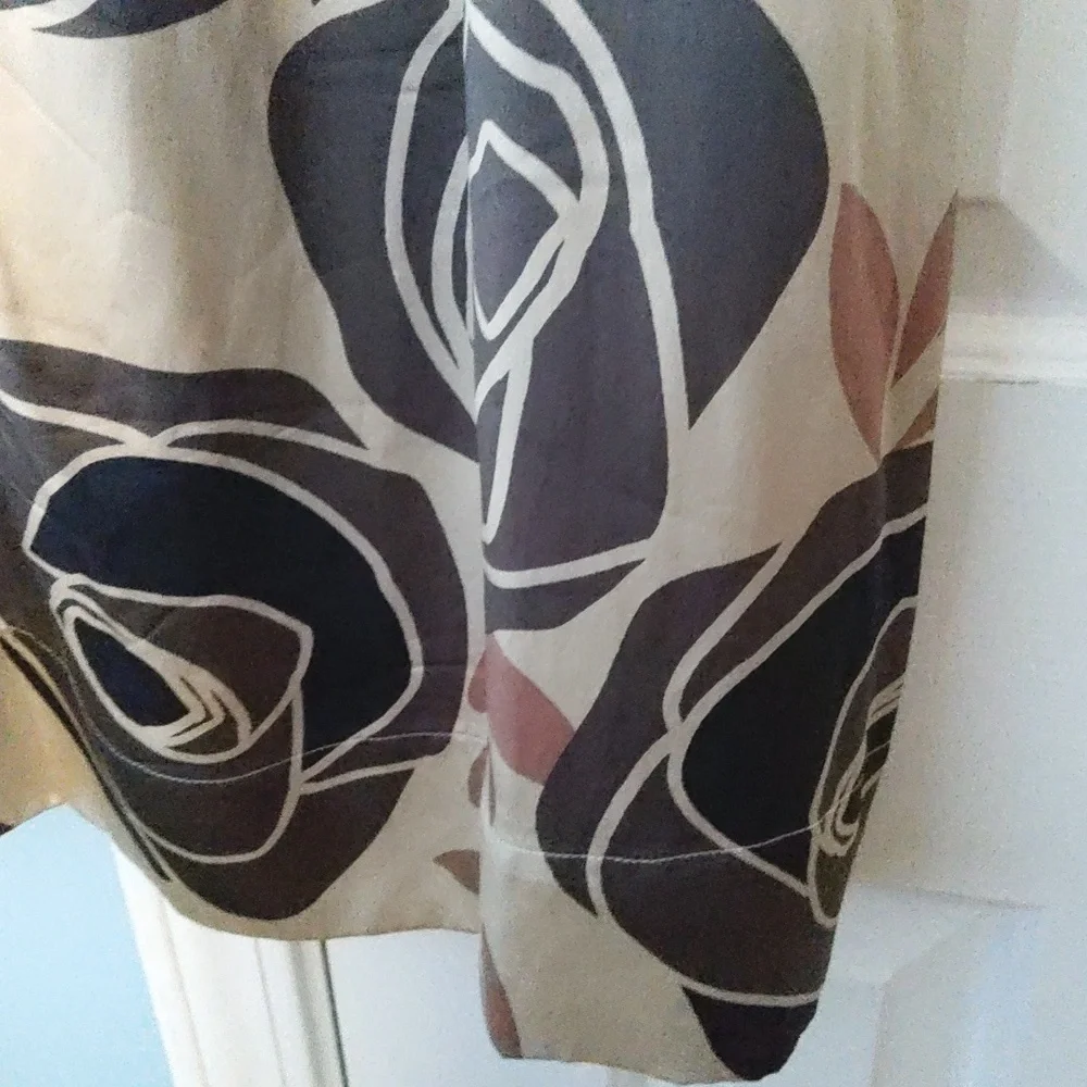 GRAHAM & SPENCER Silk Flower Print Dress - Picture 4 of 8